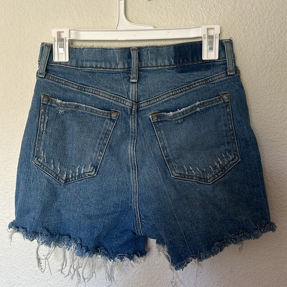 Abercrombie Jean Shorts Curve Love High Rise Mom Short 27/4 - Picture 4 of 4